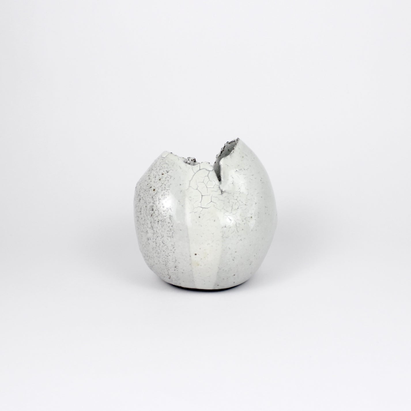 Japanese Tokoname Ceramic Wabi Vase