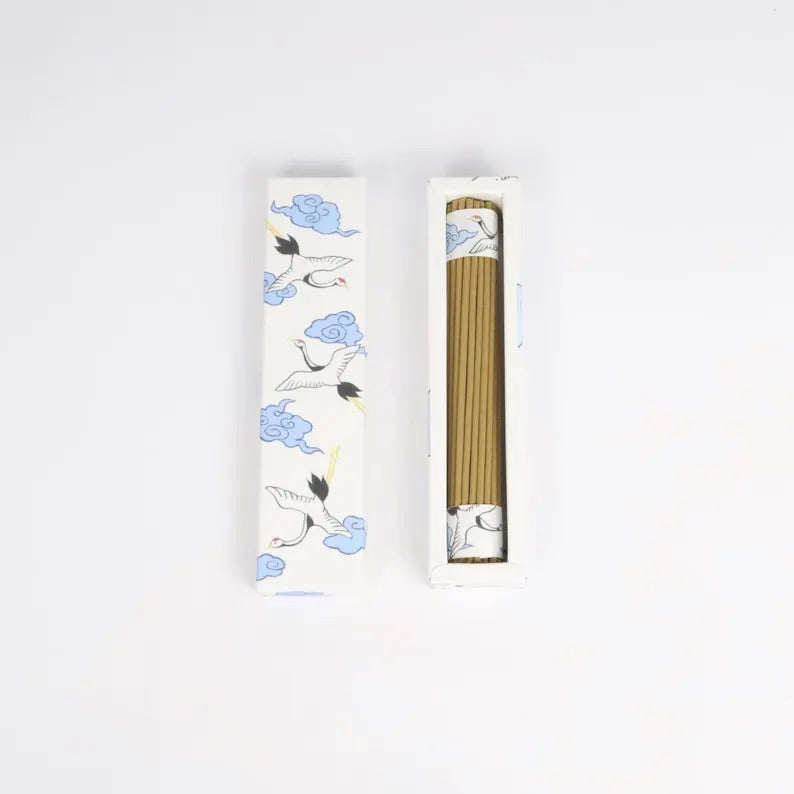 Japanese Tsuki Usagi Incense Sticks, Cloud & Crane