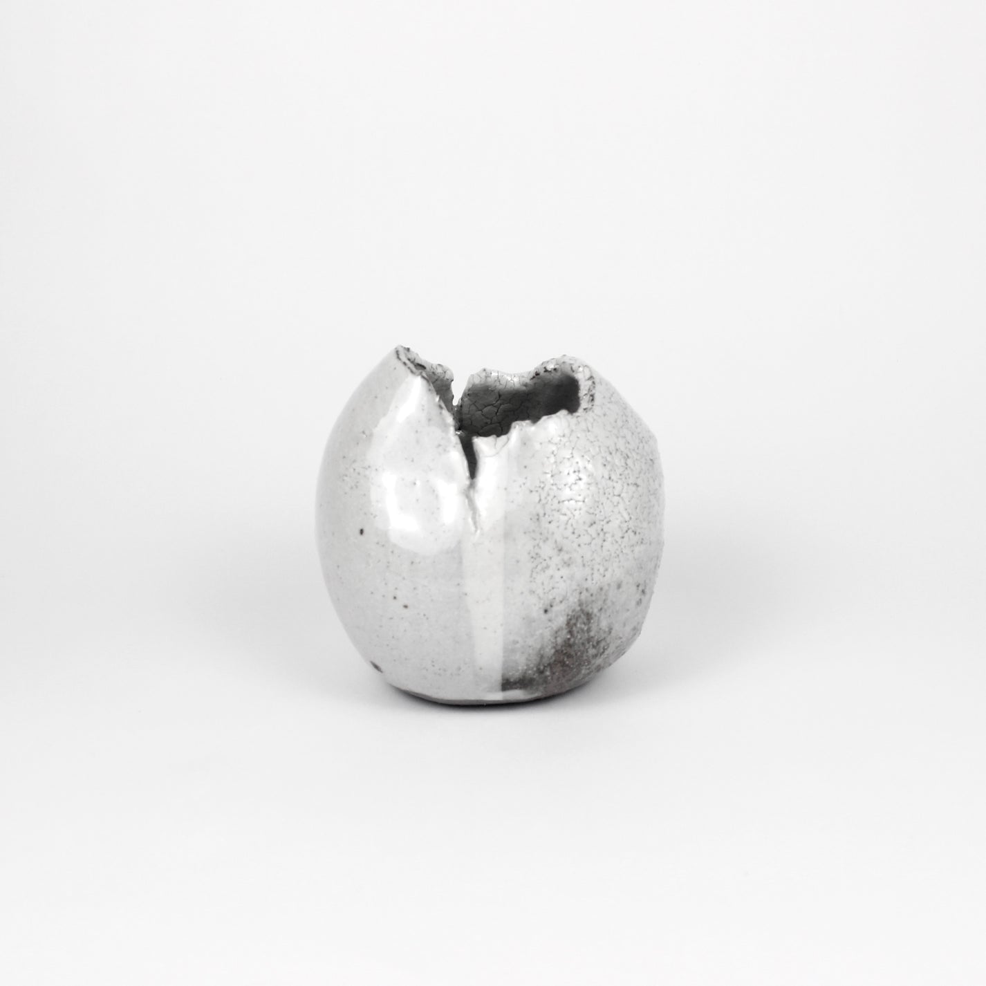 Japanese Tokoname Ceramic Wabi Vase