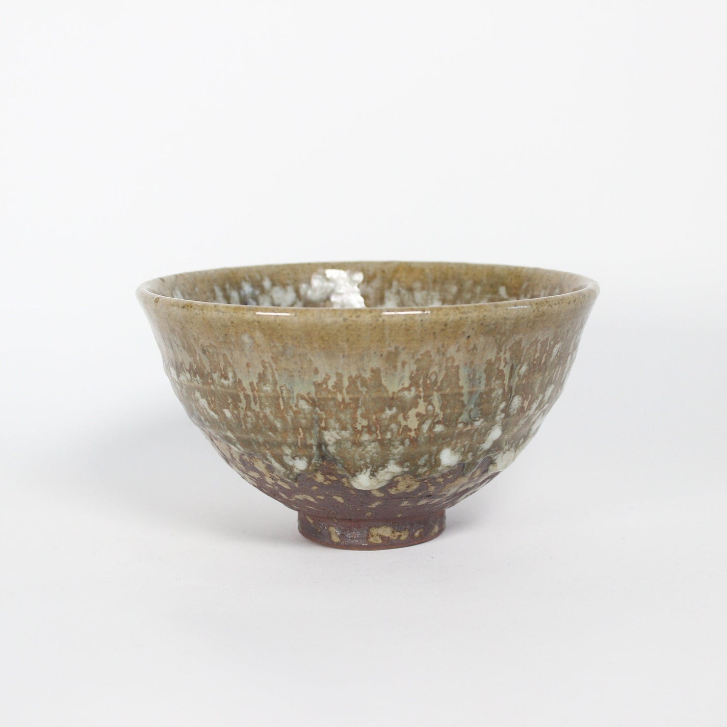 Korean Wood-fired Hoeryeong Glaze Ceramic Sabal Tea Bowl