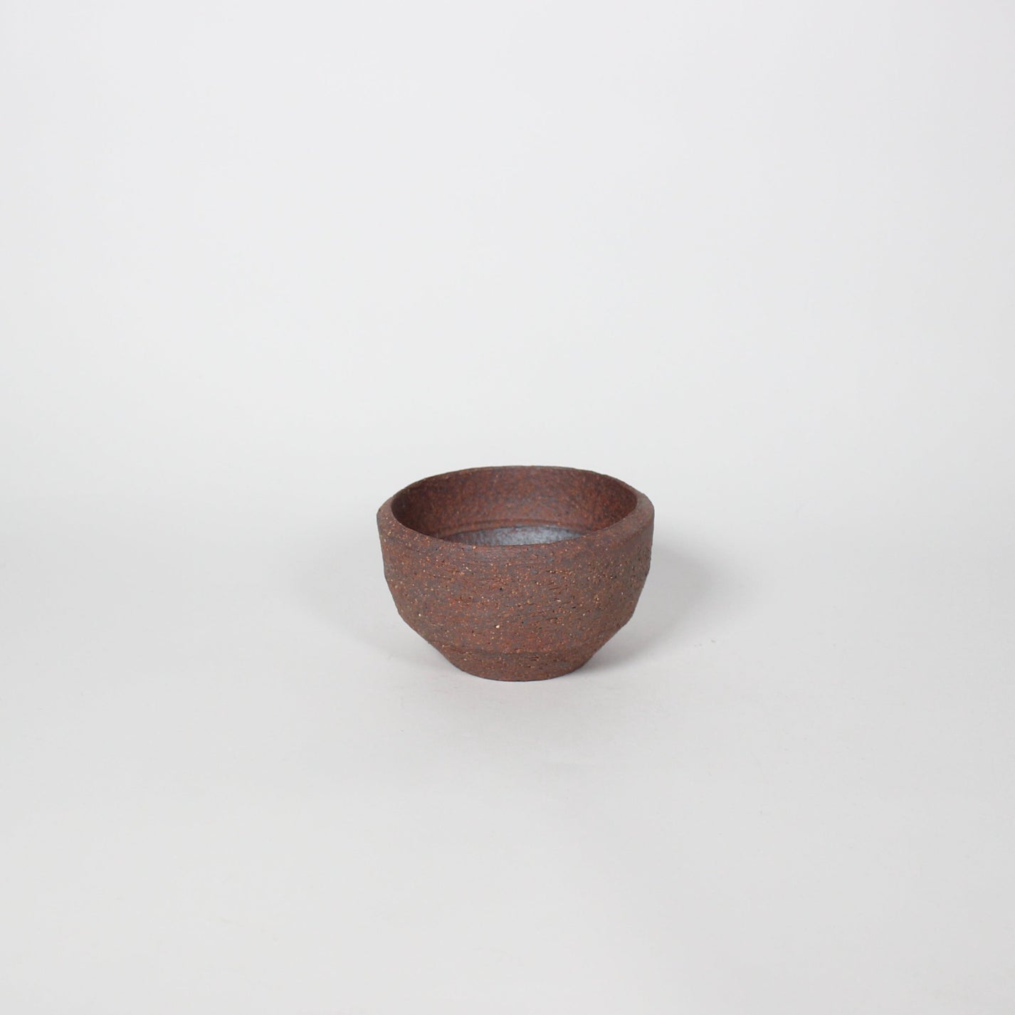 Japanese Small Ceramic Bowl, Rustic Brown