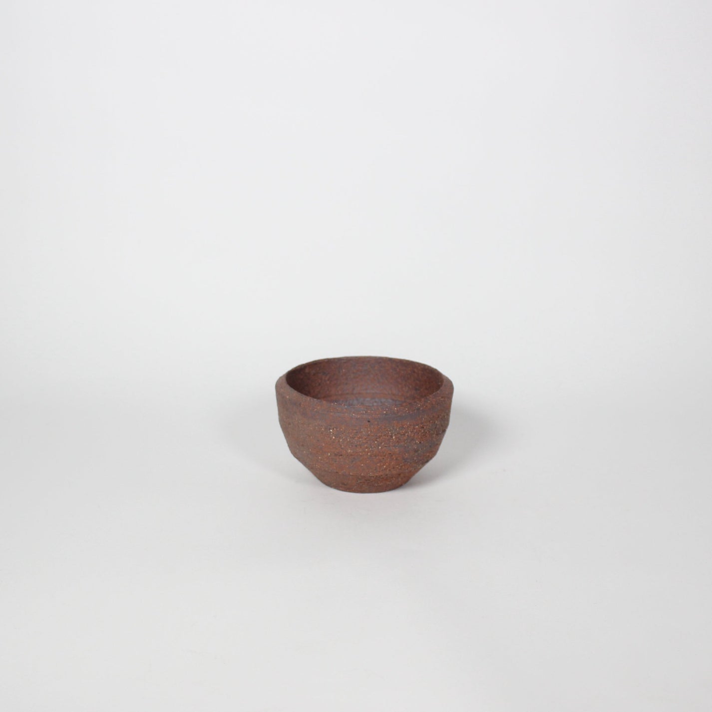 Japanese Small Ceramic Bowl, Rustic Brown