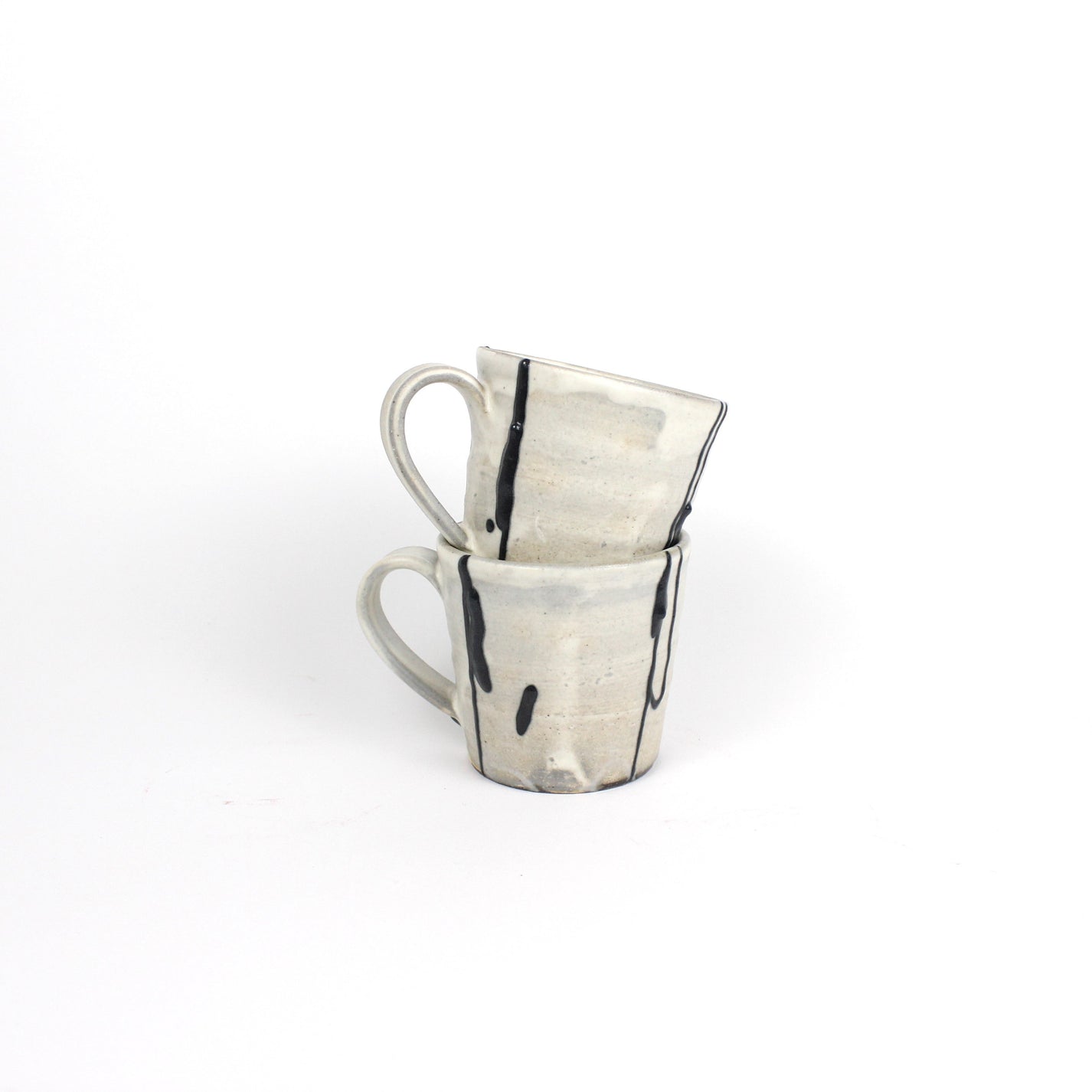 Japanese Shigaraki Itchin-Gaki Ceramic Mug