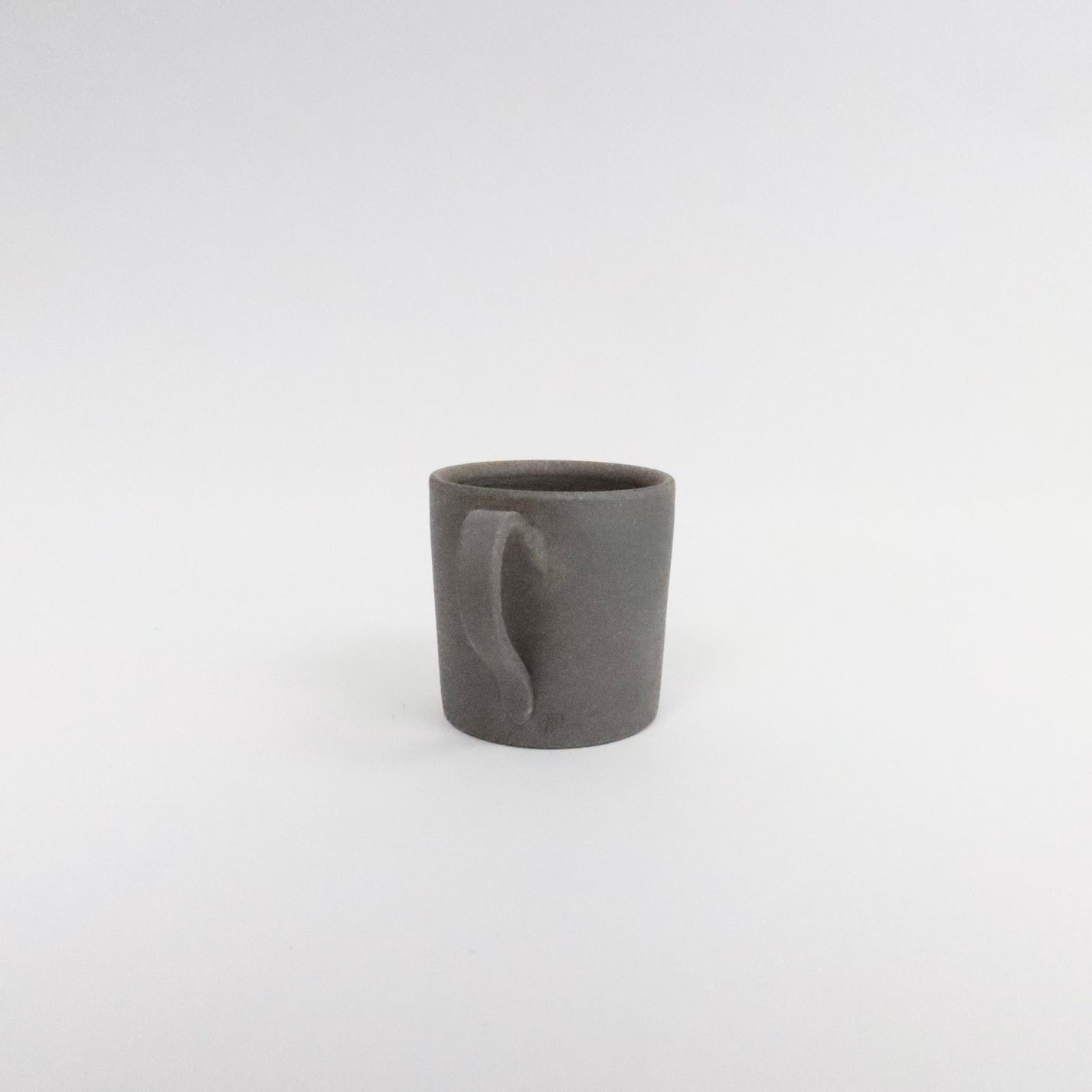 Japanese Tokoname Ceramic Coffee Mug, Dark Brown