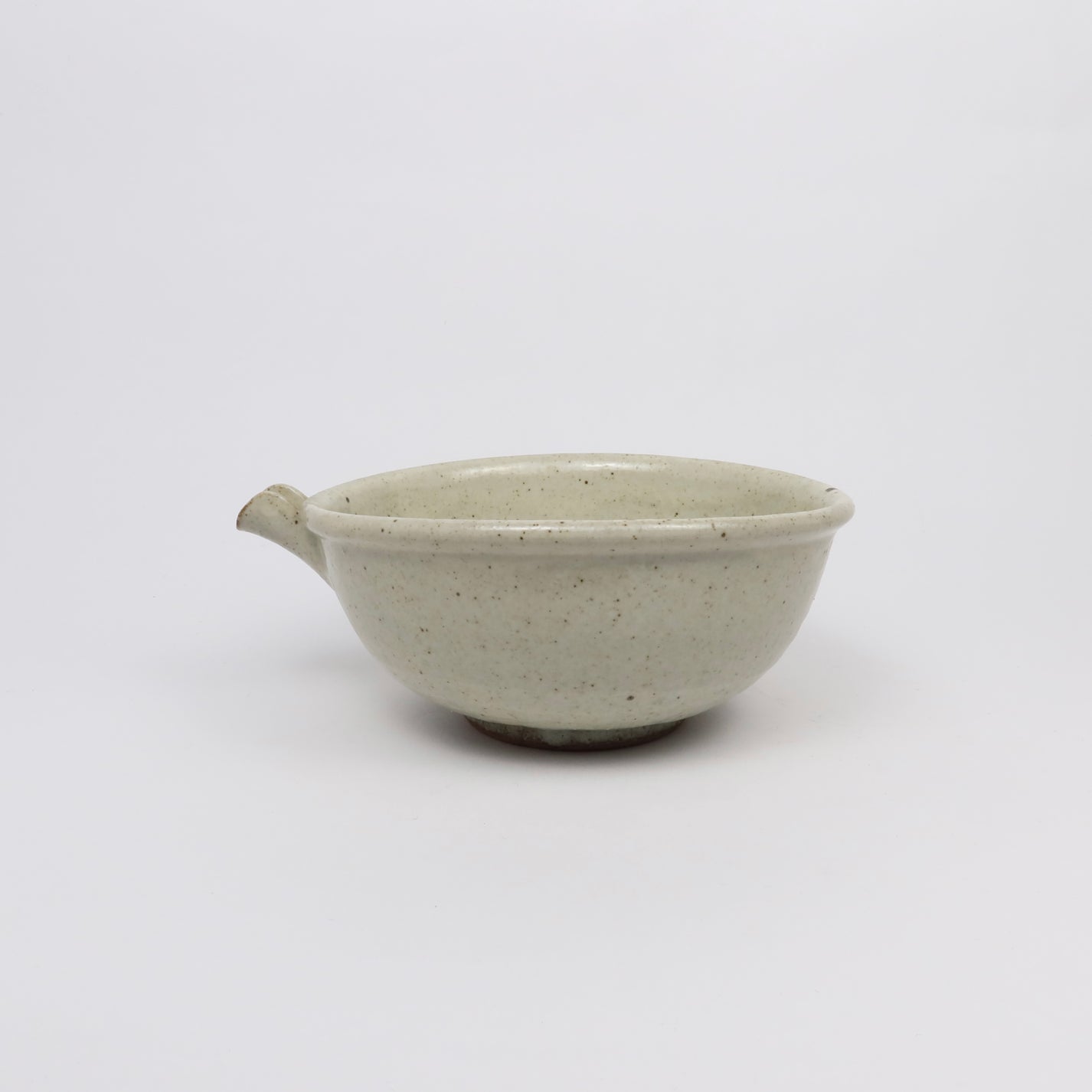 Japanese Shigaraki Katakuchi Ceramic Matcha Bowl