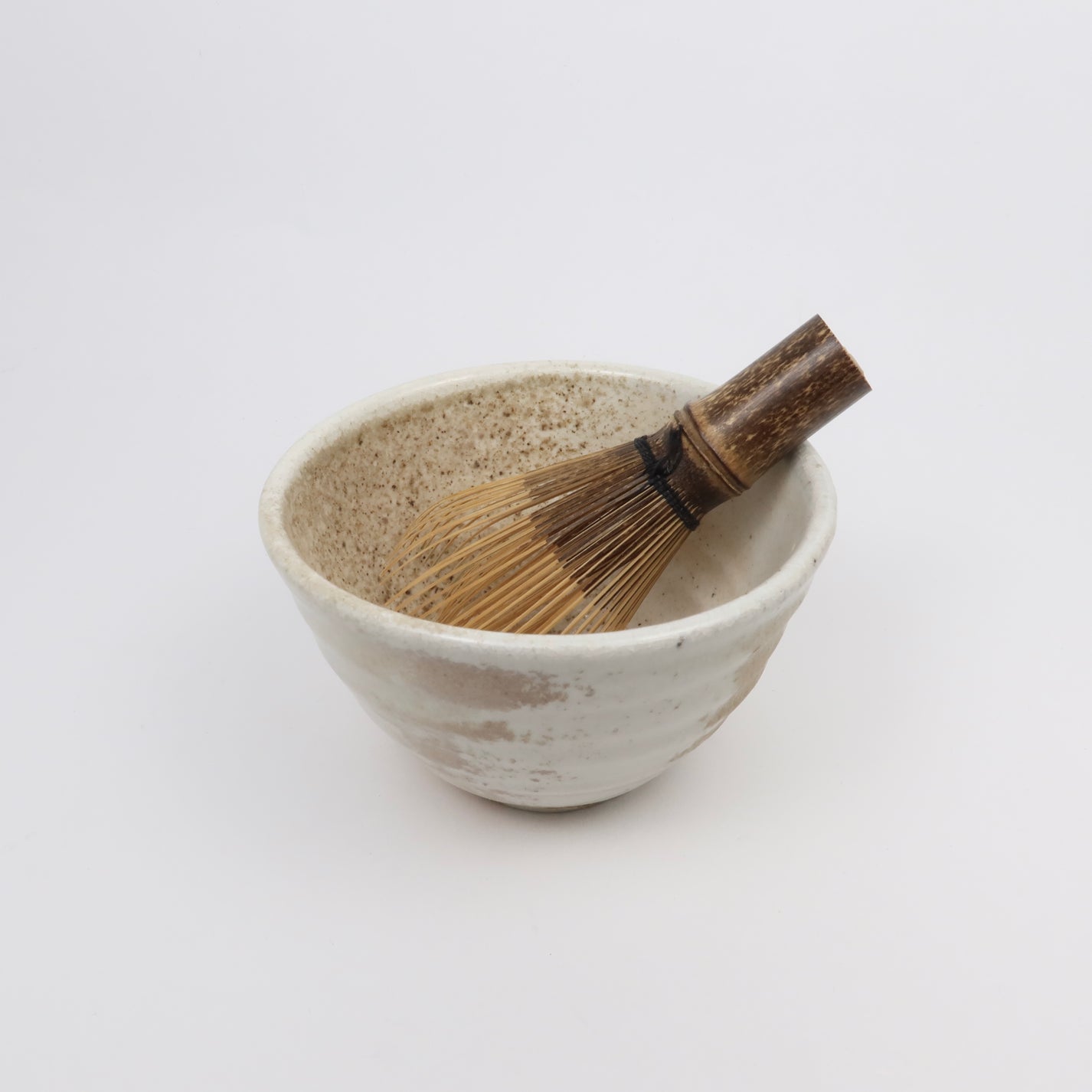 Wood-fired Shino Ceramic Chawan