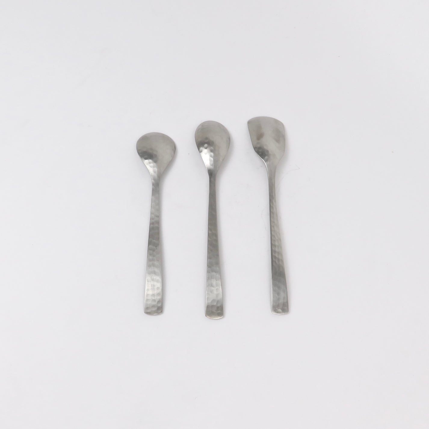 Hammered Stainless Steel Spoon