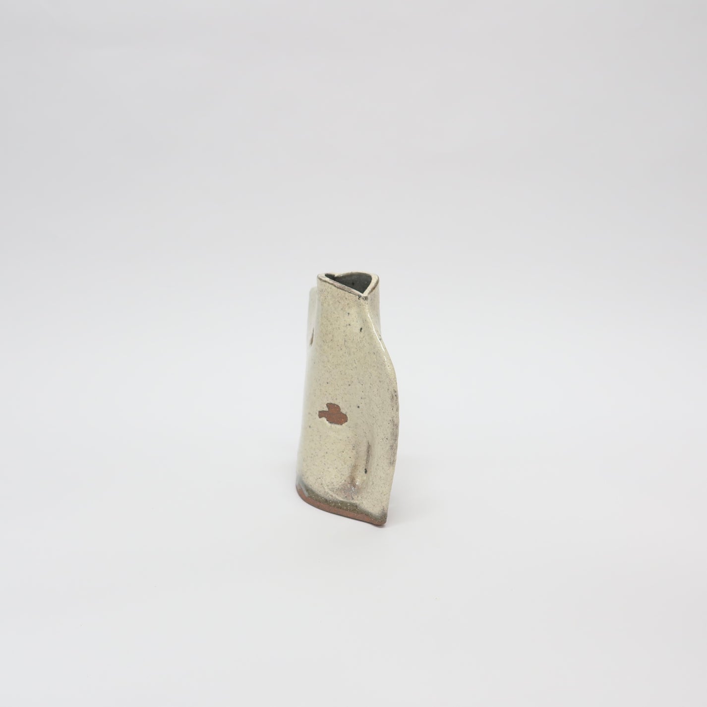Japanese Shigaraki Vase with Handle