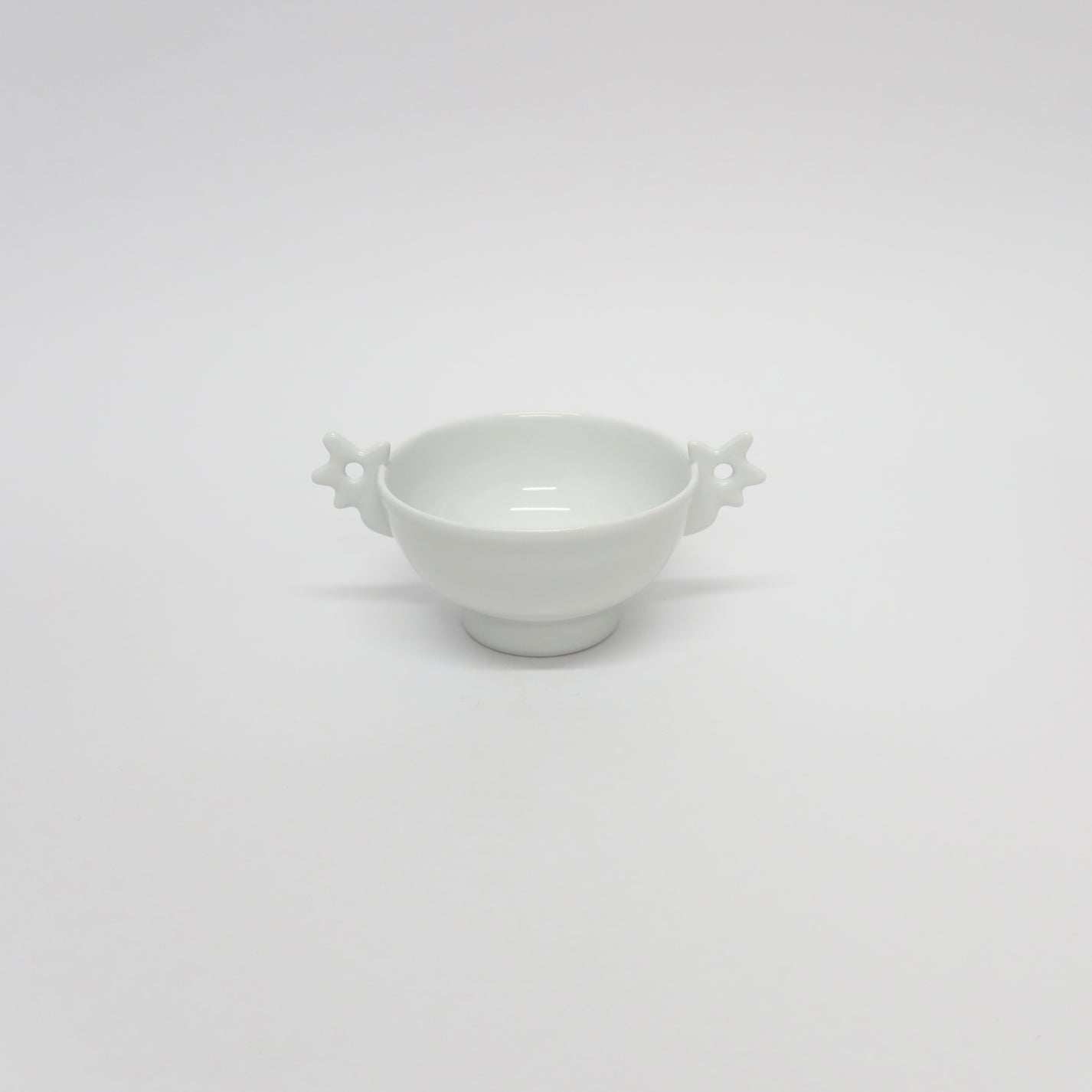 Korean Baekja porcelain 'double ear' tea bowl