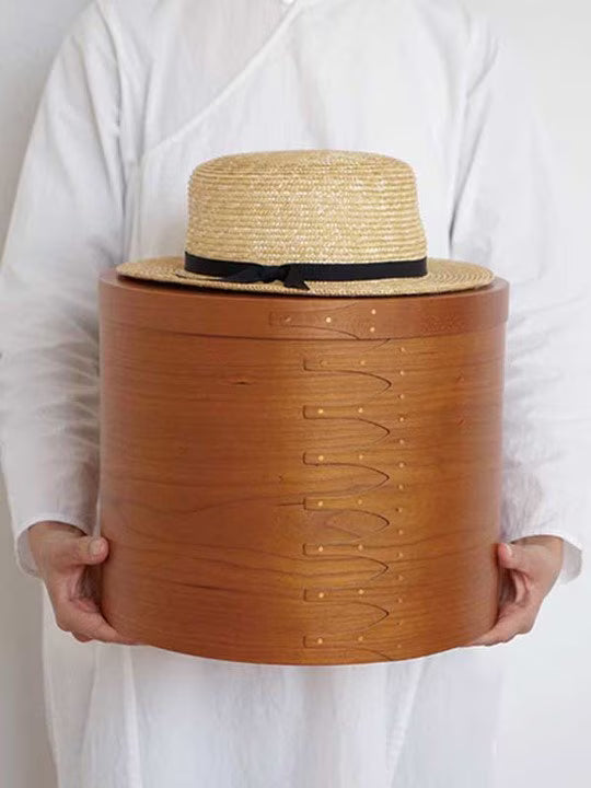 Cherry Wood Shaker Round Box, 1 Size