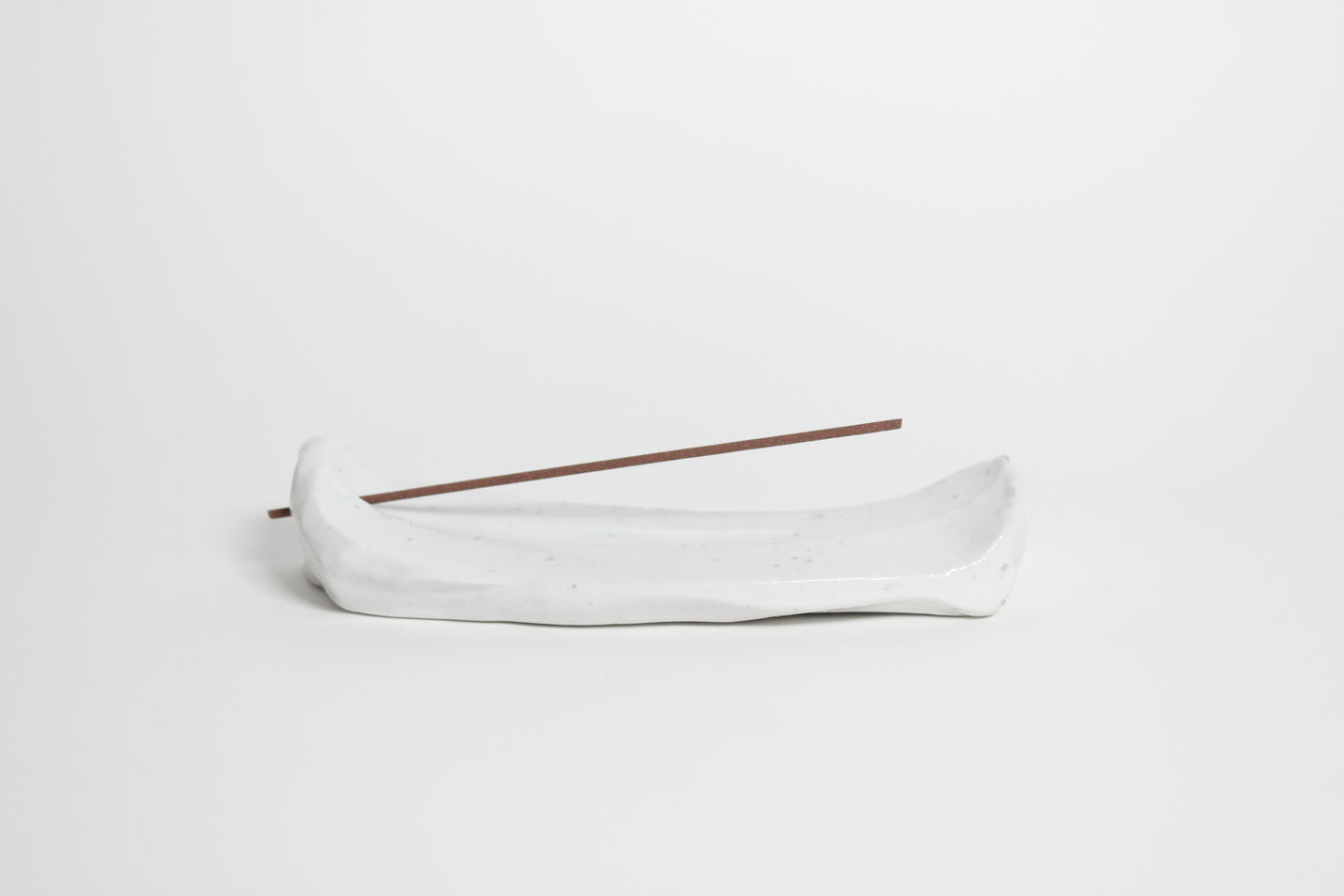 Ceramic leafy incense burner