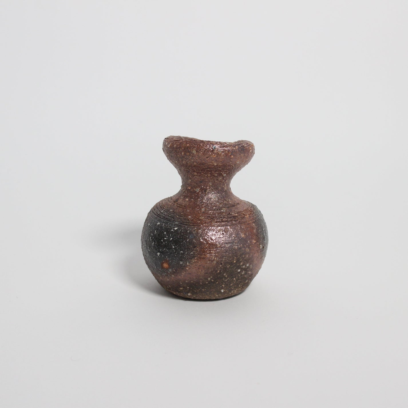 Japanese Shigaraki Ceramic Mini Vase