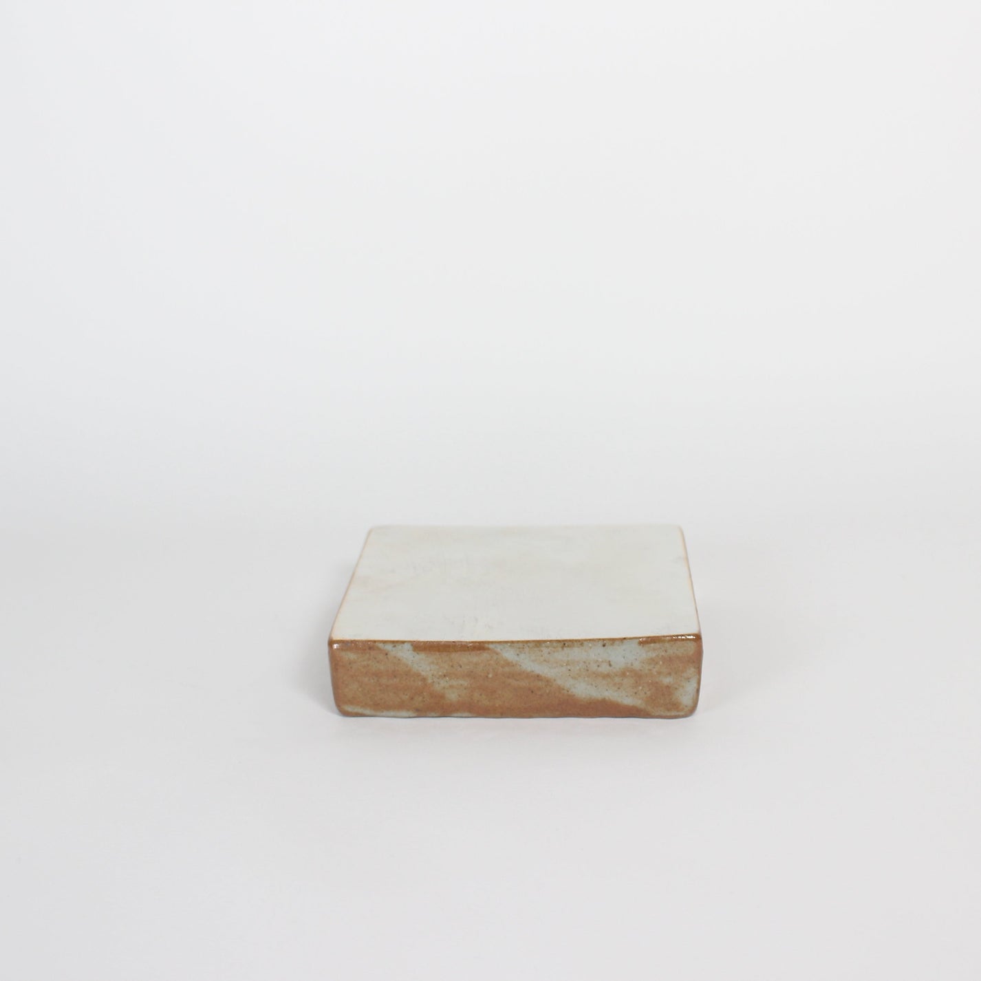 Korean Buncheong Highstand Square Plate