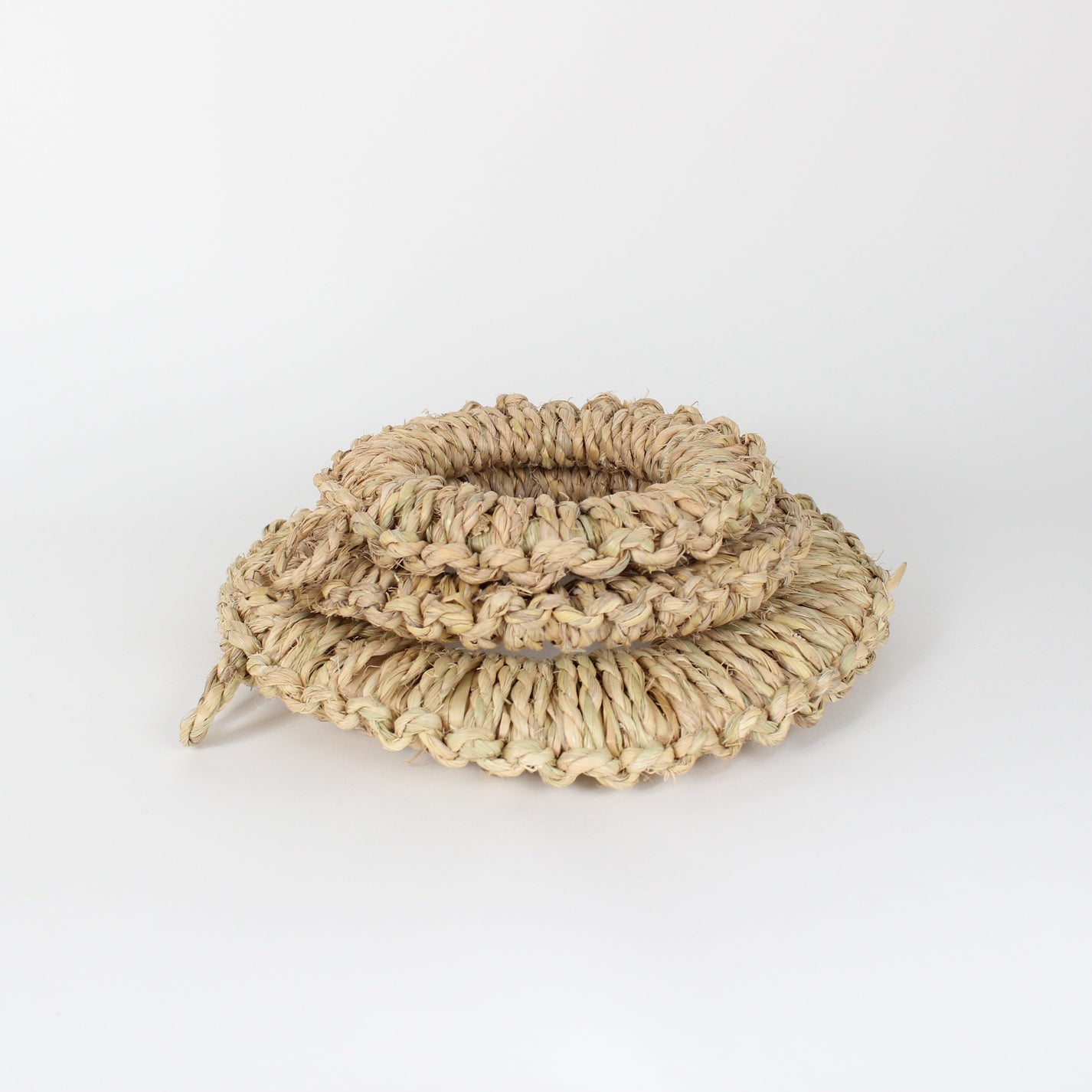 Japanese Straw Trivets, 3 Sizes