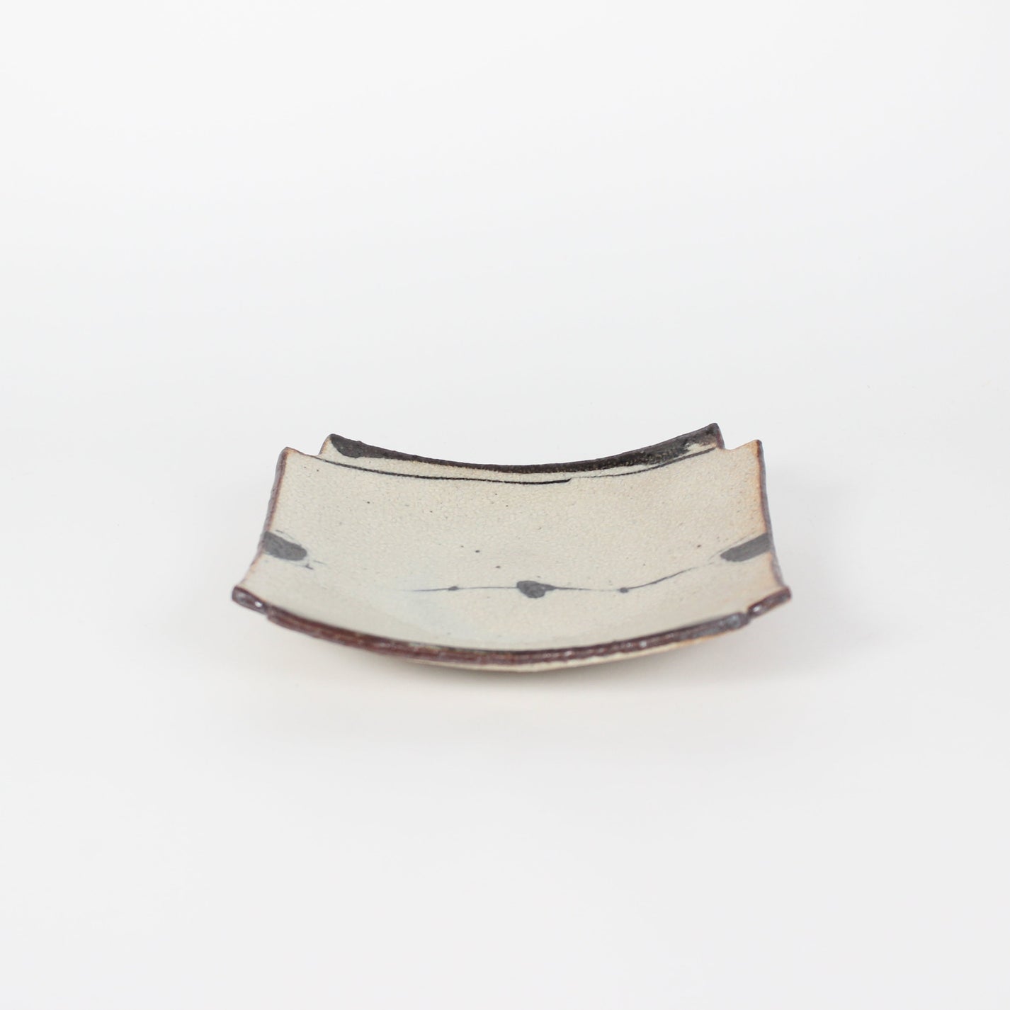 Japanese Gosu Mino-Yaki Square Plate