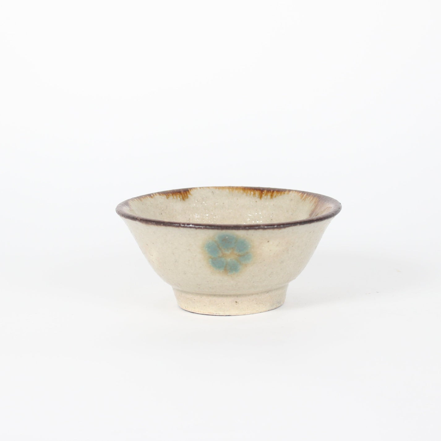 Japanese Yomitanyama Makai Small Bowl with Plum Crest