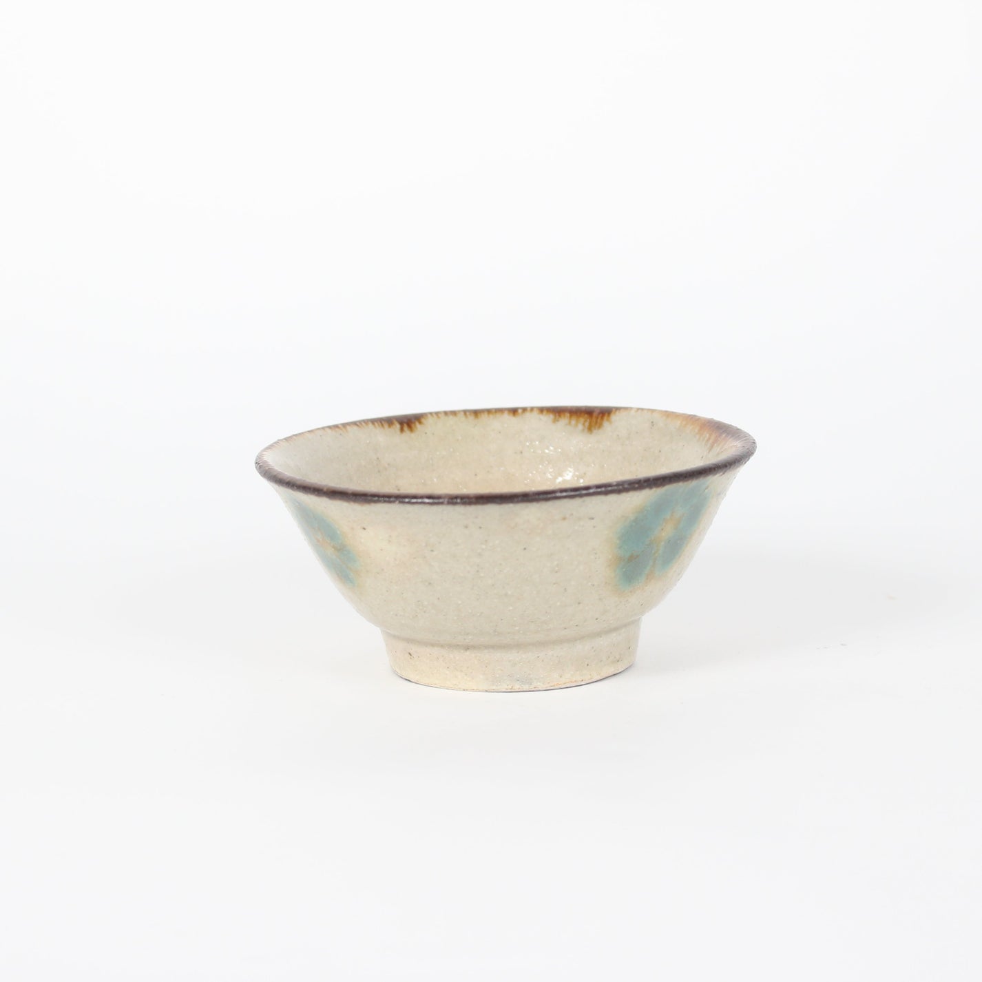Japanese Yomitanyama Makai Small Bowl with Plum Crest