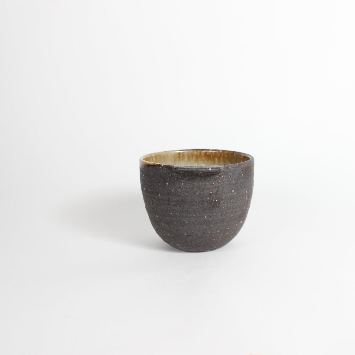 Japanese Shigaraki Ceramic Cup, Brown