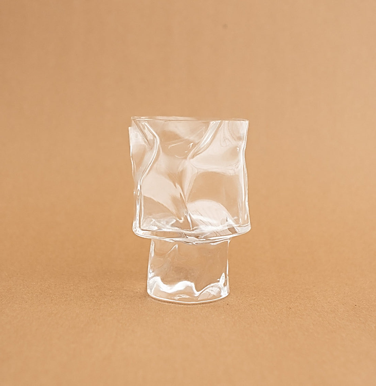 Japanese Crumple Glass Cup
