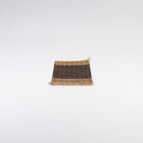 Handcrafted Square Yellow Hemp/Jute Coaster, Two Colors