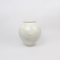 Korean Buncheong Moon Jar, H 6.5&quot;