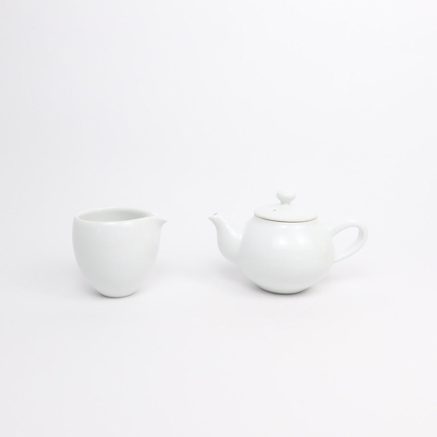 Korean Baekja White Porcelain Tea Pot
