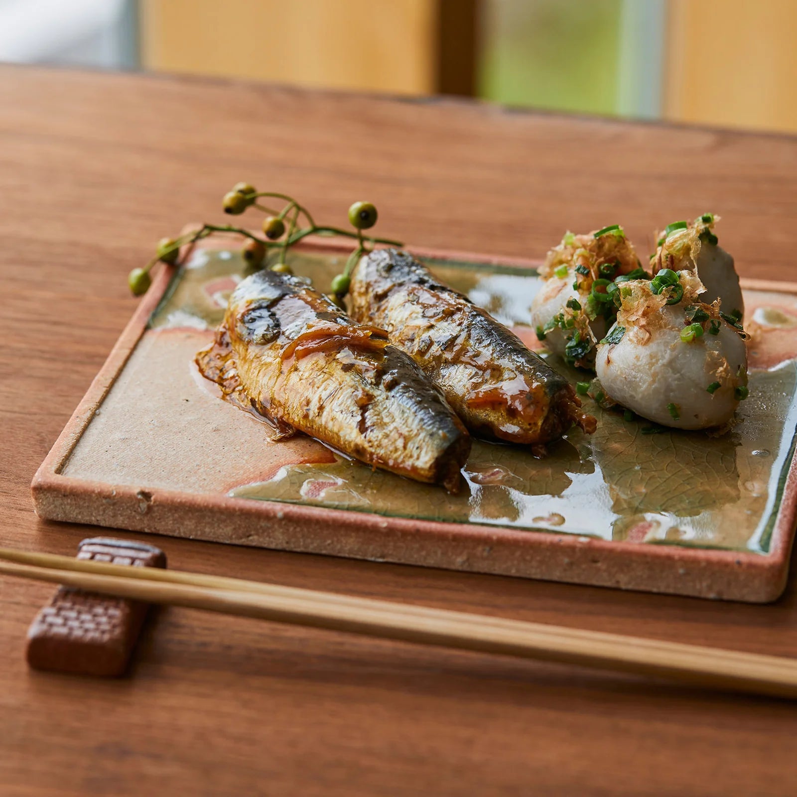Japanese Koshigaraki Rectangular Plate, 2 Sizes