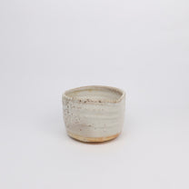 Wood-fired Shino Ceramic Katakuchi 片口 Matcha Whisking Bowl