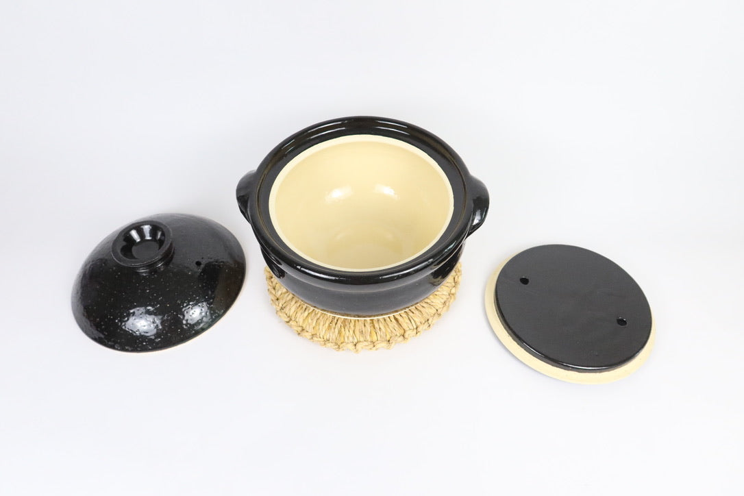 Japanese Iga-yaki Donabe Rice Cooking Pot