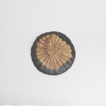 Japanese Shigaraki Chrysanthemum Plate