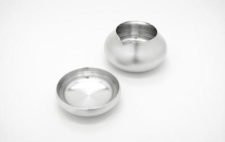 Japanese Stackable Tin Drinkware Set for Sake, 2 Sizes