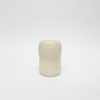 Korean Ceramic Organic Form Dimpled Vase