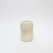 Korean Ceramic Organic Form Dimpled Vase