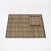 Japanese Natural Bamboo Place Mat &amp; Coaster