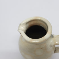 Japanese Shigaraki Ceramic Pitcher, Burnt Orange