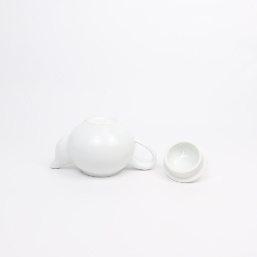 Korean Baekja White Porcelain Tea Pot