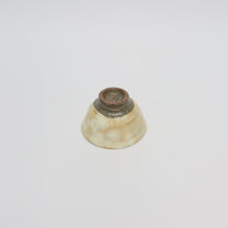 Japanese Shigaraki Gohonte Glaze Ceramic Bowl, Burnt Orange