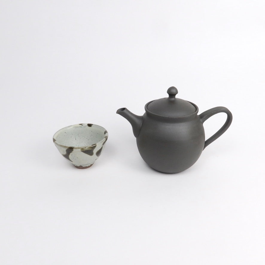 Japanese Tokoname Ceramic Kyusu Tea Pot
