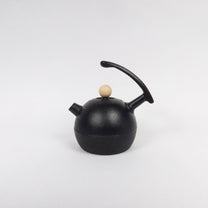Japanese Nambu Tekki Iron Kettle with Ergonomic Handle
