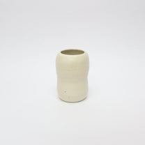 Korean Ceramic Organic Form Dimpled Vase