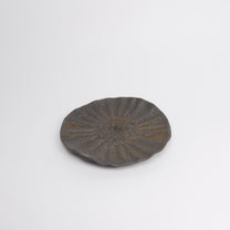 Japanese Shigaraki Chrysanthemum Plate