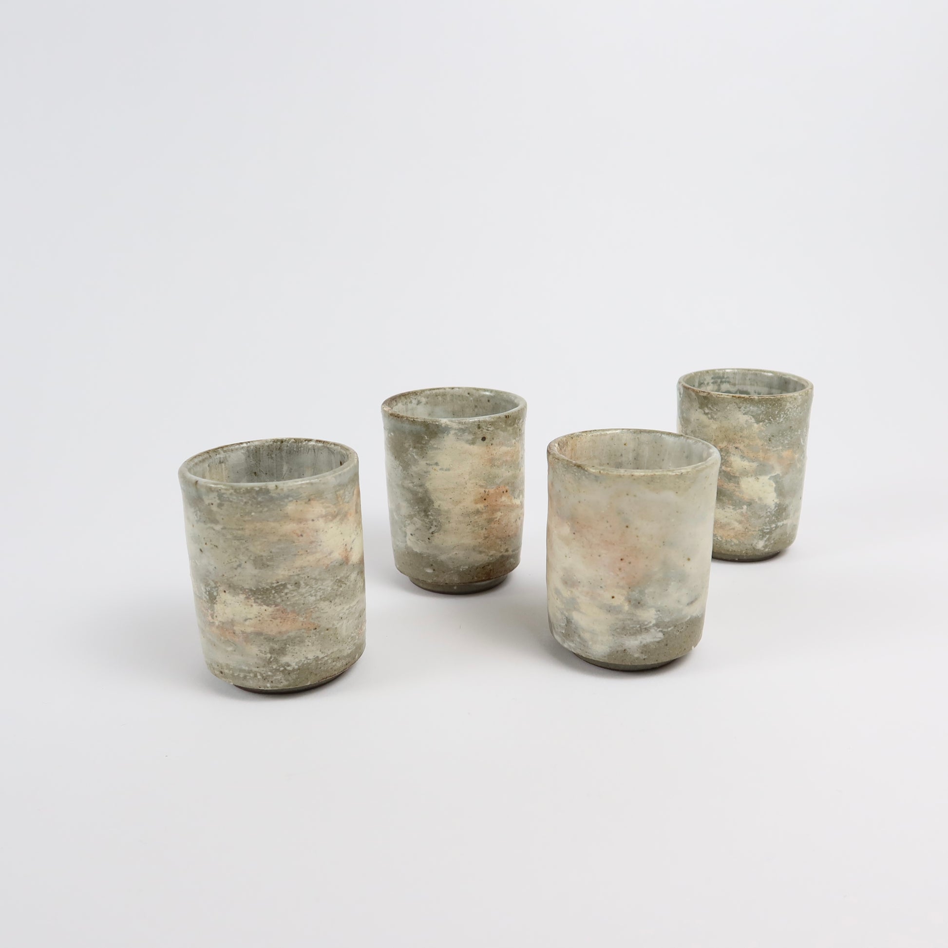 Korean Buncheong Texturized Tea Cup