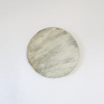 Korean Buncheong Texturized Round Shape Plates, 3 Sizes