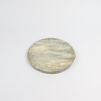 Korean Buncheong Texturized Round Shape Plates, 3 Sizes