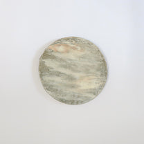 Korean Buncheong Texturized Round Shape Plates, 3 Sizes