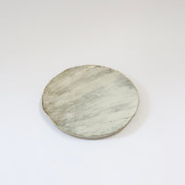 Korean Buncheong Texturized Round Shape Plates, 3 Sizes