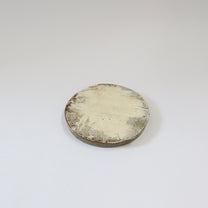 Korean Buncheong Texturized Round Shape Plates, 3 Sizes