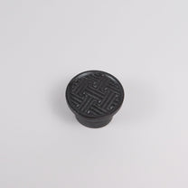 Korean Black-Glazed High-Footed Ceramic Plate