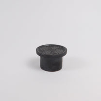 Korean Black-Glazed High-Footed Ceramic Plate