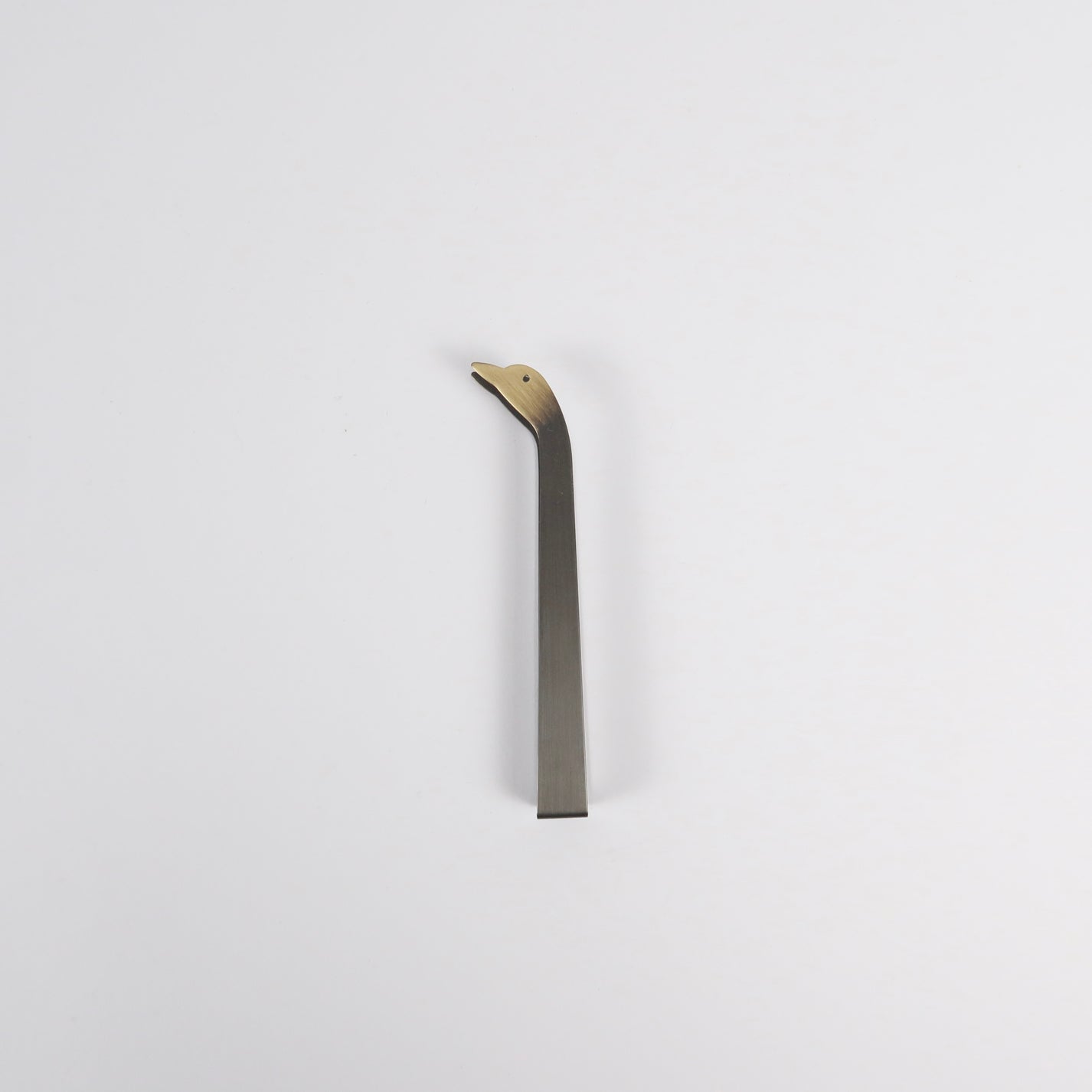 Takazawa&#39;s Duck-shaped Brass Candle Snuffer